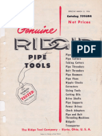 Ridgid Pipe Tools Catalog 7596R4 1956 2