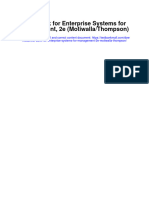 Test Bank For Enterprise Systems For Management 2e Motiwalla Thompson