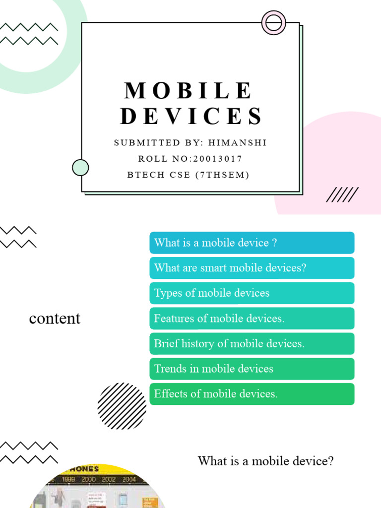 Presentation 4 | PDF | Mobile Device | Tablet Computer