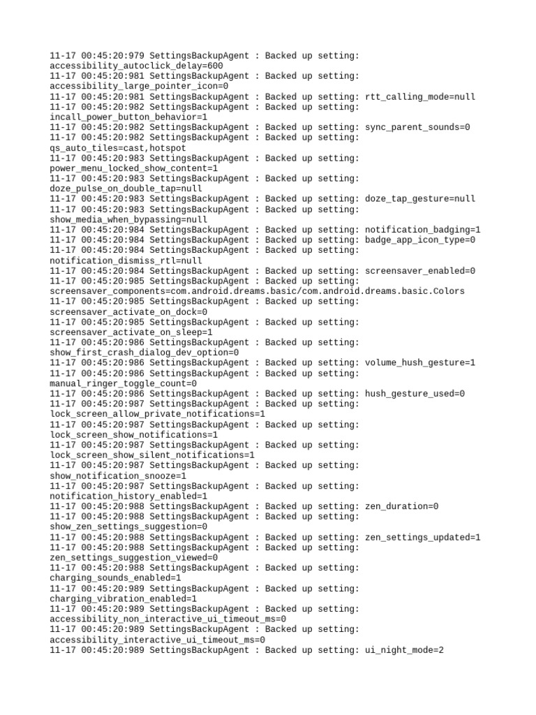 Settingsprovider | PDF