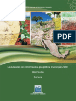 Compendio de Información Geográfica Municipal 2010: Hermosillo Sonora