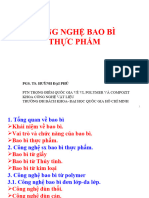 Bai giảng mon công nghệ bao bì thực phẩm