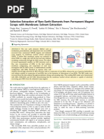 2.selective Extraction of Rare Earth Elements From Permanent Magnet Scraps With Membrane Solvent Extraction - 2015