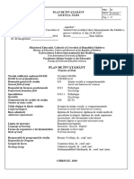 Plan Psihologie Licenta 2018 (2021)