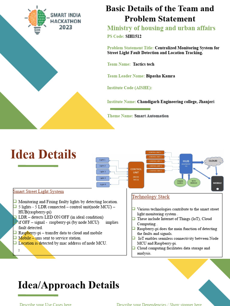 Smart Street Light Fault Detection | PDF | Internet Of Things ...