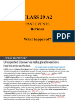 CLASE 29 What Happened