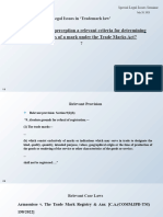 Is Consumer Perception Relevant Criteria For Determining Descriptiveness of A Trademark Under The Trademarks Act