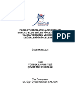 (2021) Farkli Türden Atiklarin Pi̇roli̇zi̇ Sonucu Elde Edi̇len Pi̇roli̇ti̇k Yağin Yanma Veri̇mi̇ni̇n Ve Emi̇syon Değerleri̇ni̇n İncelenmesi̇