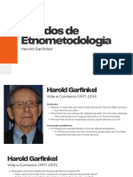 Ana Clara Viana - Harold Garfinkel Estudos de Etnometodologia