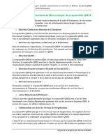 FICHE 6 - Le Rattachement Hiérarhcique Du Responsable QHSE