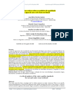 Uma Análise Crítica Sobre Os Padrões de Qualidadede Água de Uso e de Reuso No Brasil - 2020