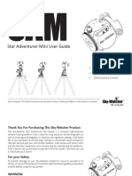 Star Adventurer Mini User Guide: Astrophotography Time-Lapse Photography DSLR Camera Control