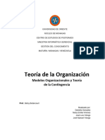 Informe Modelos Organizacionales