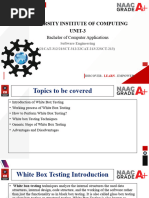 Lecture 3.3.3 White Box Testing