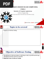 Lecture 3.2.4 Objective of Software Testing