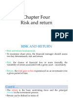 Ch-4 Risk and Return