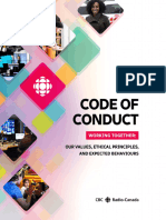 The CBC - Canadian Broadcasting Corporation - Code of Conduct