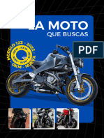 Flyer de Venta de Motos Audaz Azul y Negro