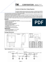 Simple Step-Down Voltage Regulator IC Datasheet