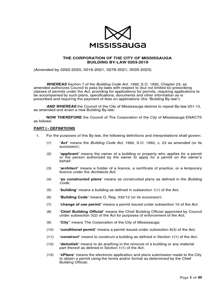 BuildingBylaw PDF Building Code Easement