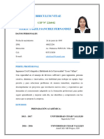 CV Actualizado - Maria Sanchez.