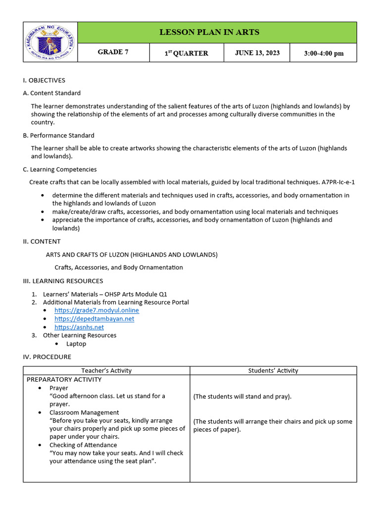 Grade 7 Lp Pdf Pottery Jewellery