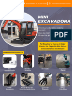 Catálogo Mini Excavadoras