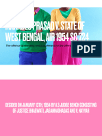Ipl01061 - Kirtivardhan Jakhar - Mahadeo Prasad v. State of West Bengal