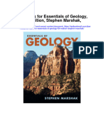 Test Bank For Essentials of Geology 6th Edition Stephen Marshak