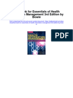 Test Bank For Essentials of Health Information Management 3rd Edition by Bowie