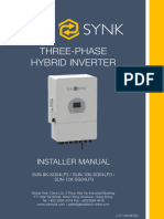 Installation Manual Sunsynk 12kW Three Phase LV Hybrid Inverter