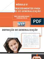 8.14 - Uso de Procedimentos para Produção de Generalização - Oficial