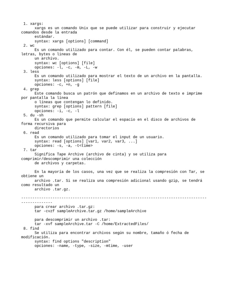 Comandos Linux PDF