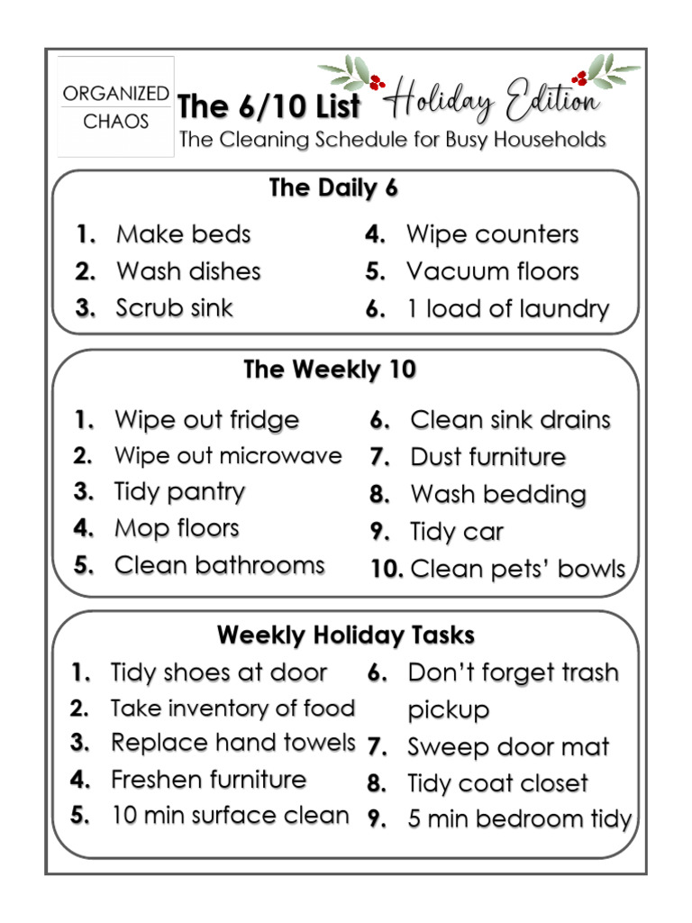 The 610 List Holiday Edition PDF Home Garden