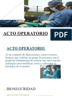 ACTO OPERATORIO Grupo 11 Quirurgico