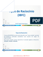 Tipos de Raciocínio (IBFC) : Prof. Paulo Henrique