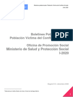 Boletines Poblacionales Victimasi 2020