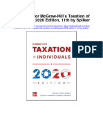 Test Bank For Mcgraw Hills Taxation of Individuals 2020 Edition 11th by Spilker