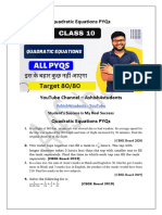 4.quadratic Equations PYQs PDF