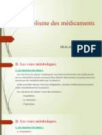 Chapitre 03 Le Métabolisme Des Médicaments