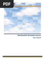 MatrikonOPC Simulation Server User Manual