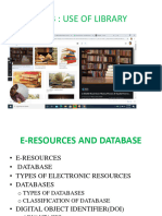 GNS 203 Week 4 Electronic Resources and Database