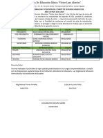 Acta de Conformacion y Posesión Del Comité de Segundo Grado Egb