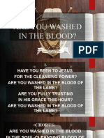 Are You Washed in The Blood