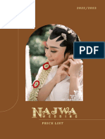 Price List LilyNajwa Wedding 20222023