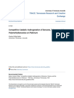Competitive Catalytic Hydrogenation of Benzene Toluene and The