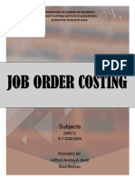(MAC1) Job Order Costing
