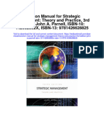 Solution Manual For Strategic Management Theory and Practice 3rd Edition John A Parnell Isbn 10 142662882x Isbn 13 9781426628825