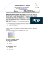 Prueba PARCIAL 4 9no EGB MAT-vacia