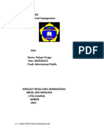 Tugas Administrasi Kepegawaian